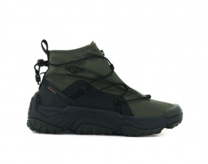Palladium Off-grid Hi Zip Waterproof + Spor Ayakkabı Çocuk Zeytin Yeşili | 36907SYCM