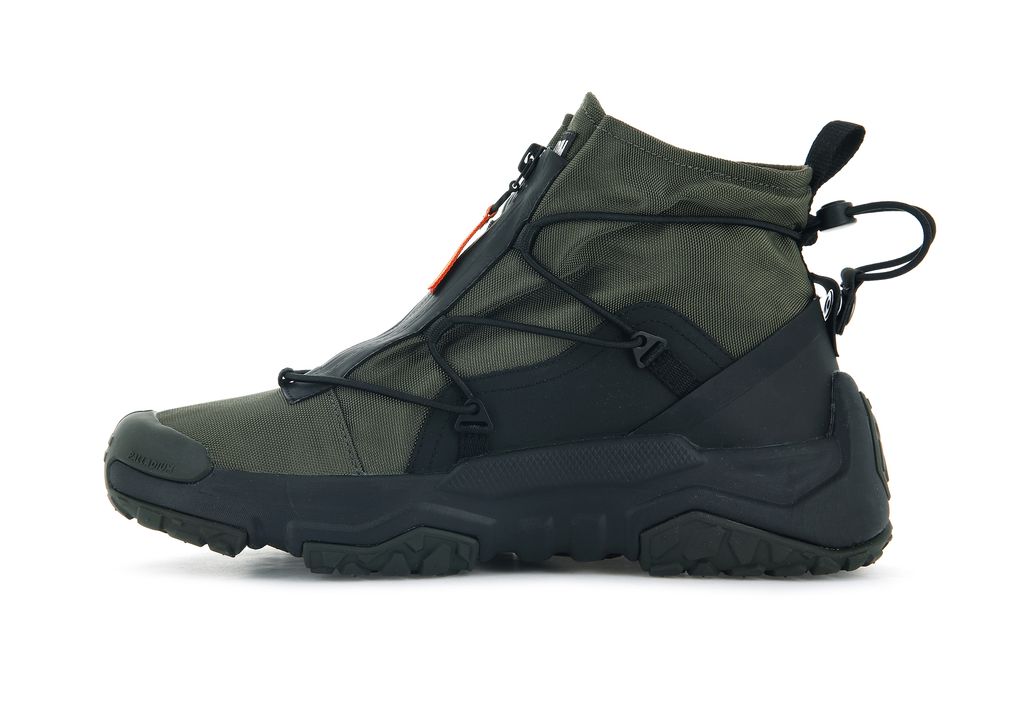 Palladium Off-grid Hi Zip Waterproof + Spor Ayakkabı Çocuk Zeytin Yeşili | 36907SYCM