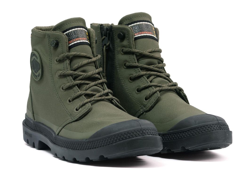 Palladium Pampa Rcyl Lt+wp+zip Bot Erkek Zeytin Yeşili | 03195WJGP