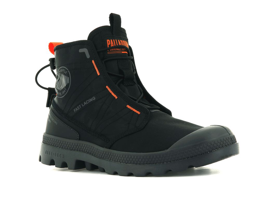 Palladium Pampa Travel Lite Bot Kadın Siyah Siyah | 37016SAFB