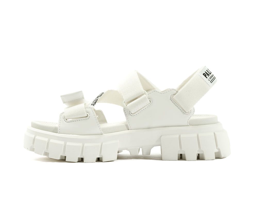 Palladium Revolt Sandal Mono Sandalet Kadın Beyaz | 97352EUBK