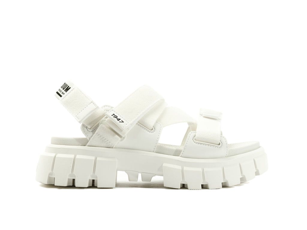 Palladium Revolt Sandal Mono Sandalet Kadın Beyaz | 97352EUBK
